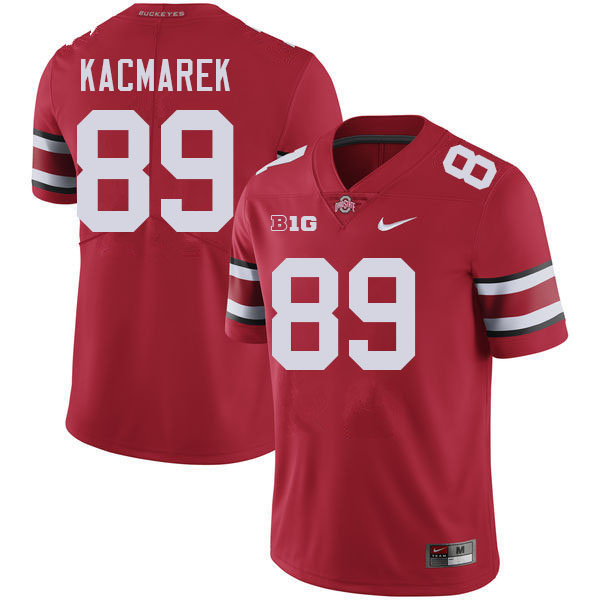 #89 Will Kacmarek Ohio State Buckeyes Jersey College Football Uniforms-Red